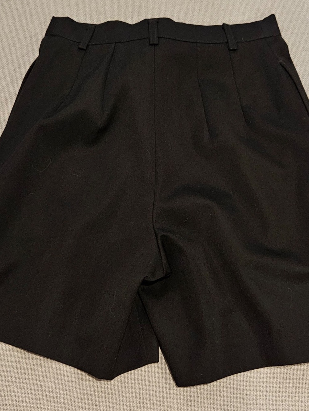 Yohji Yamamoto black wool shorts, size M - Picture 7 of 8
